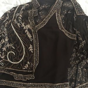 J Kara New York Beaded Evening Gown